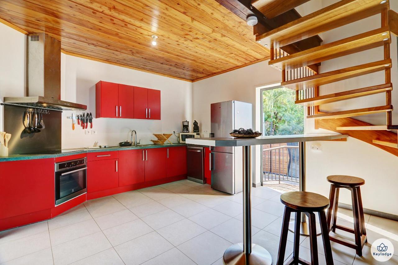 Kaz Bois Blanc, Classee 3 Etoiles - Vue Mer - Les Avirons Exterior foto